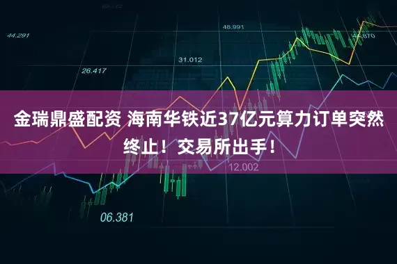 金瑞鼎盛配资 海南华铁近37亿元算力订单突然终止!交易所出手!